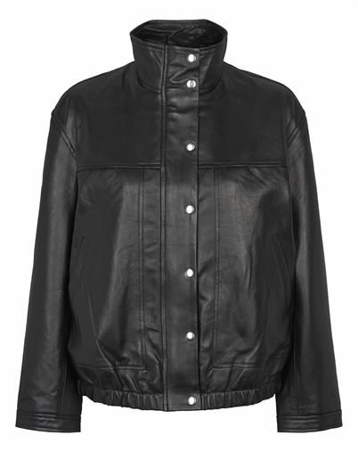 Soft Rebels - SREmersyn Leather Jakke - Black